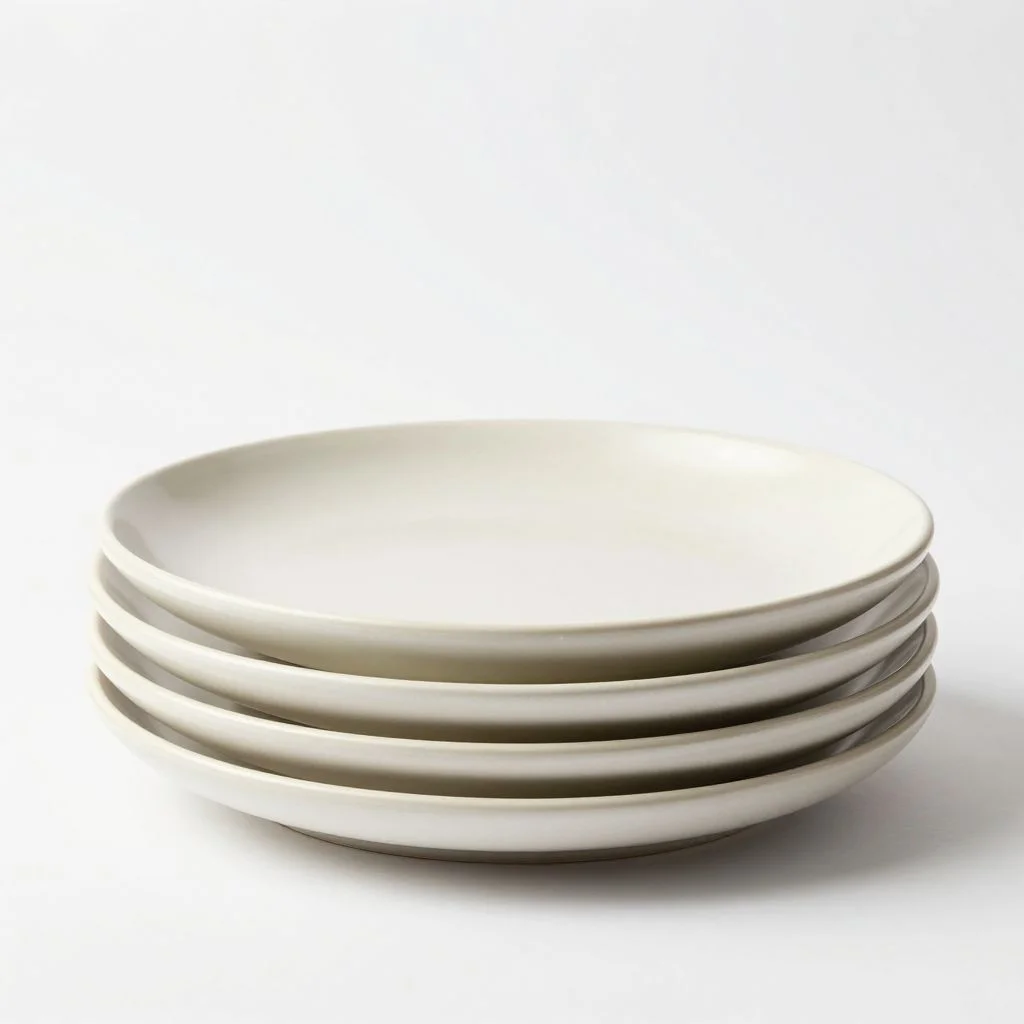 Stoneware Dinner Plate Set (4) — view 1