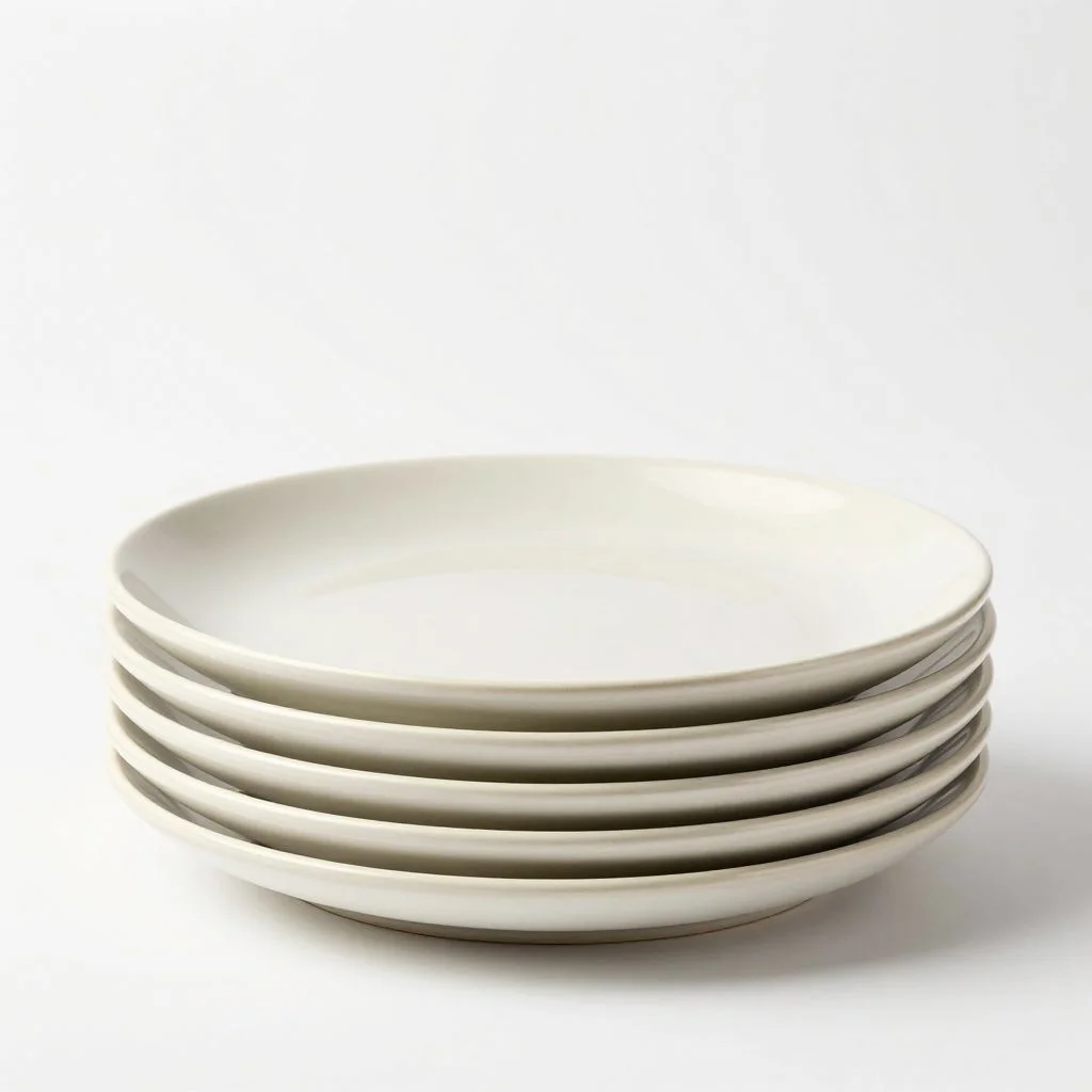 Stoneware Dinner Plate Set (4) — view 2