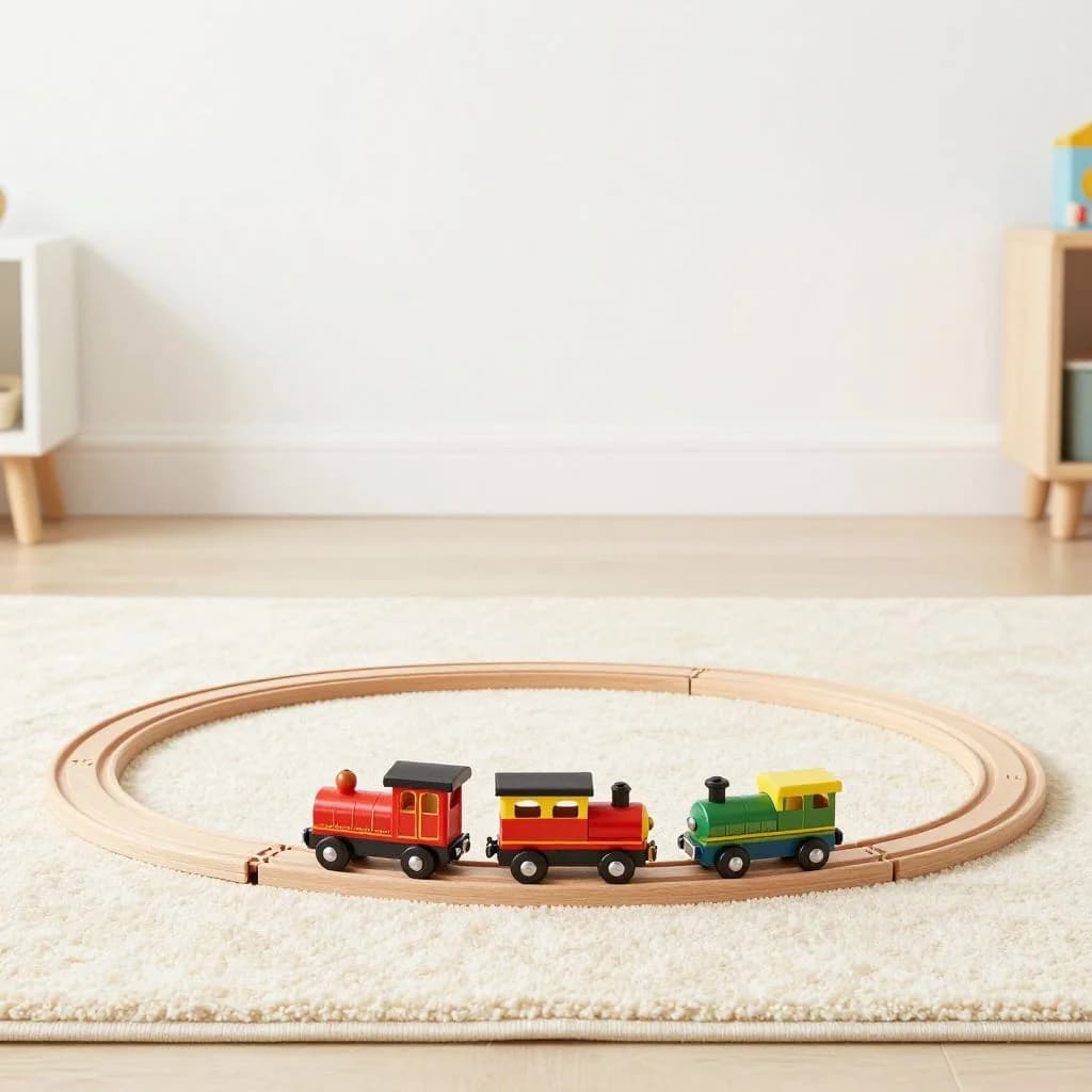 Wooden Train Set (100 piece) — view 2