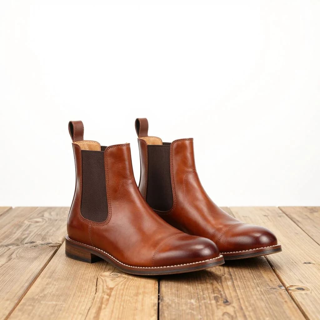 Leather Chelsea Boots — view 2
