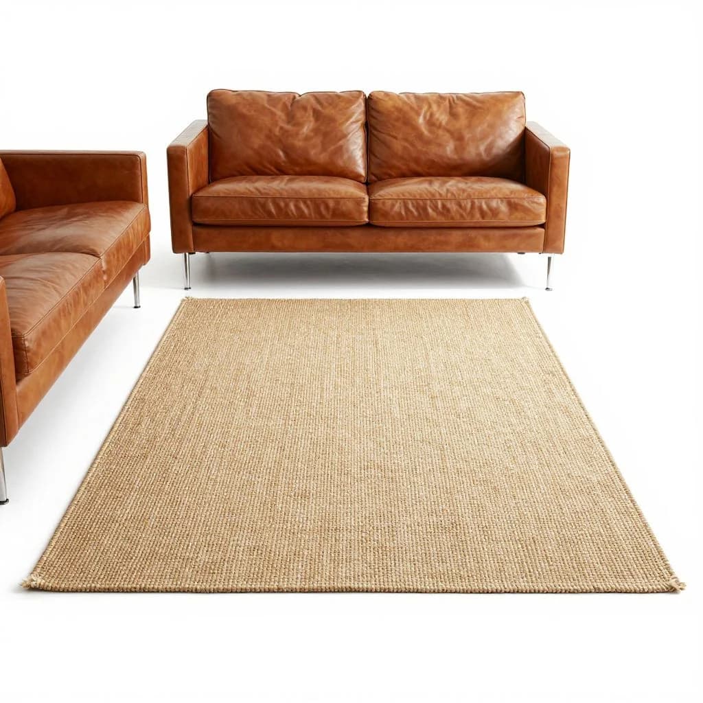 Handwoven Jute Rug 5x7 — view 1
