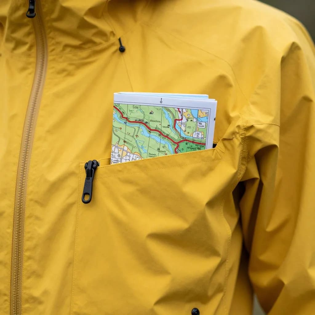 Lightweight Packable Rain Shell — view 3