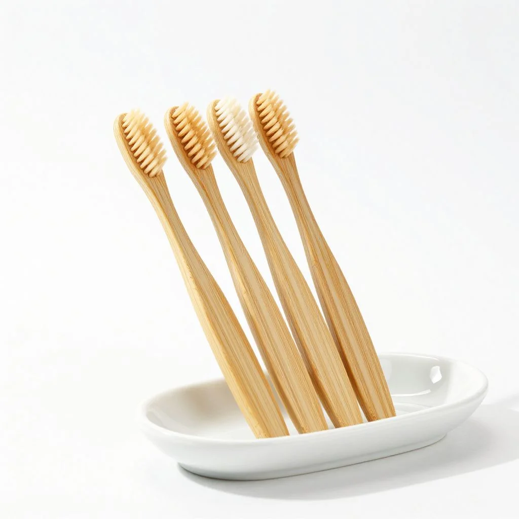 Bamboo Toothbrush Set (6) — view 2