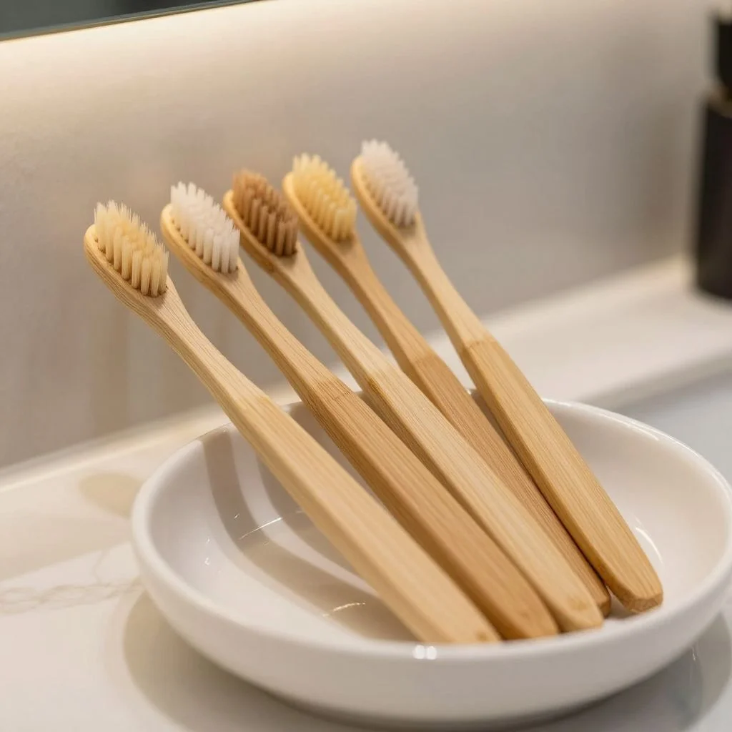 Bamboo Toothbrush Set (6) — view 4