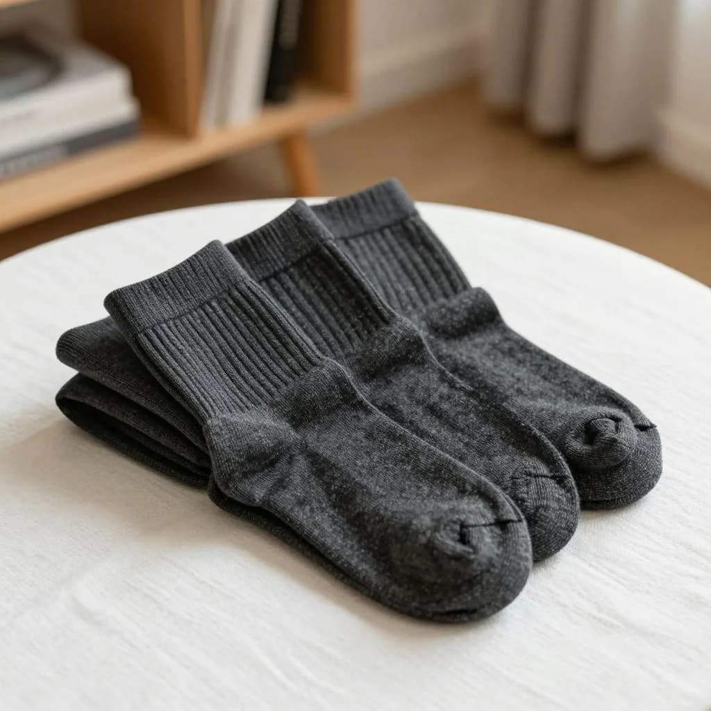 Merino Crew Socks — 3 Pack — view 4