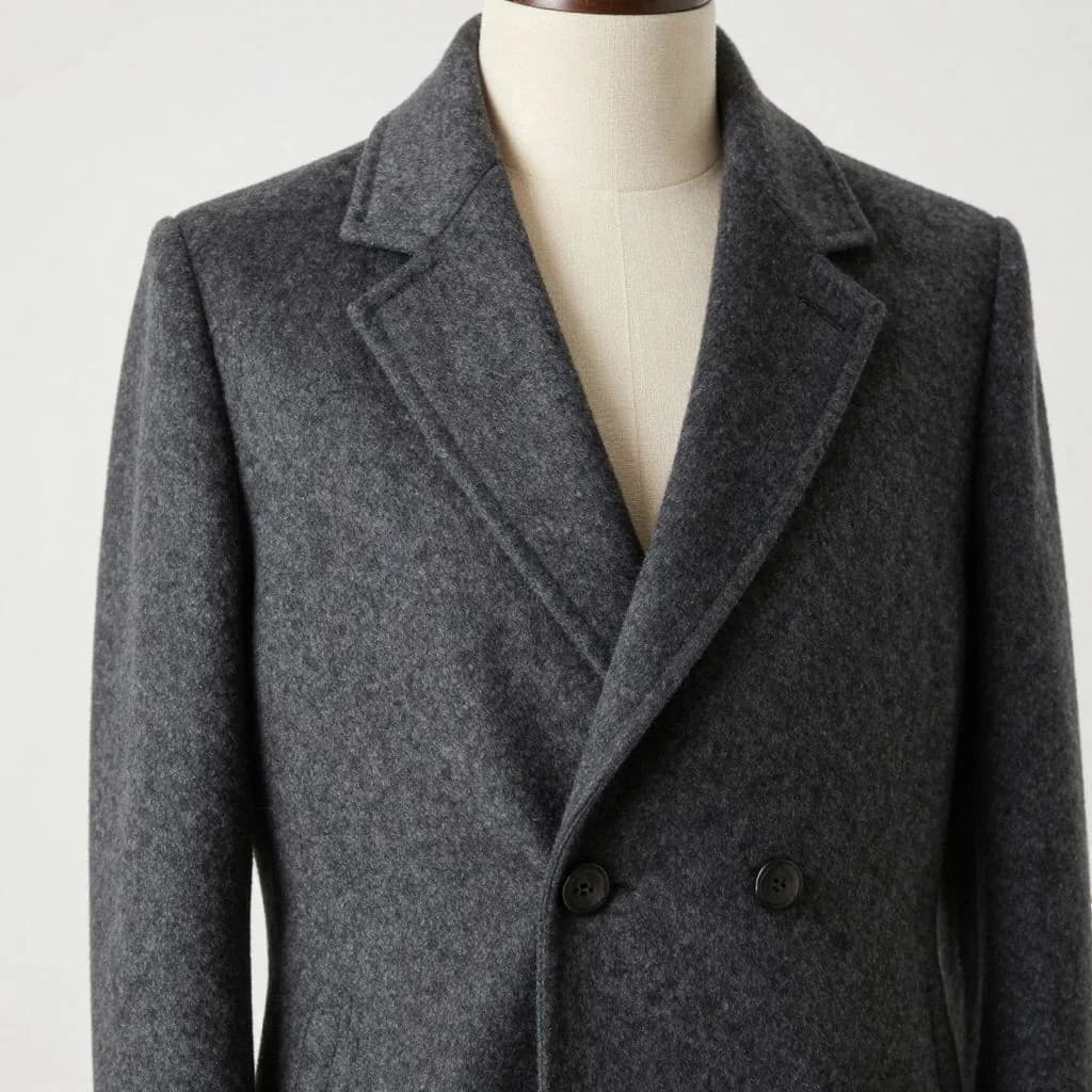 Wool Blend Winter Coat — view 3