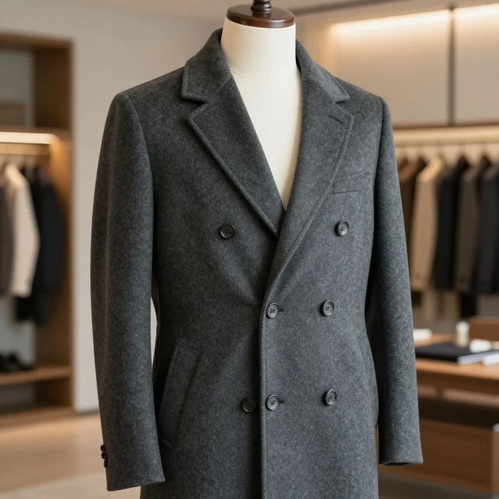Wool Blend Winter Coat — view 4