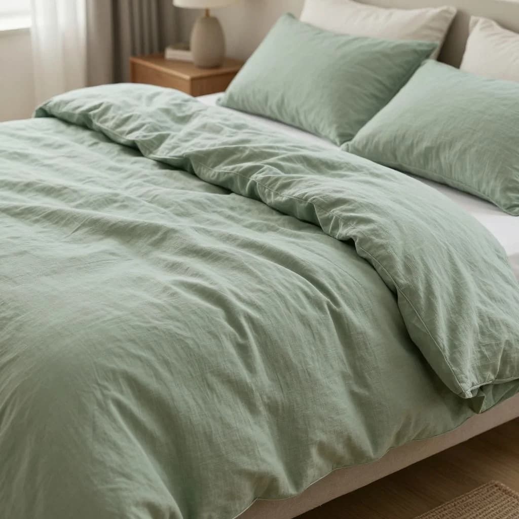 Linen Duvet Cover — Queen — view 4