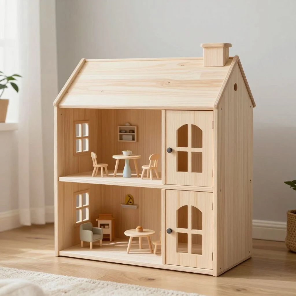 Wooden Dollhouse — view 4