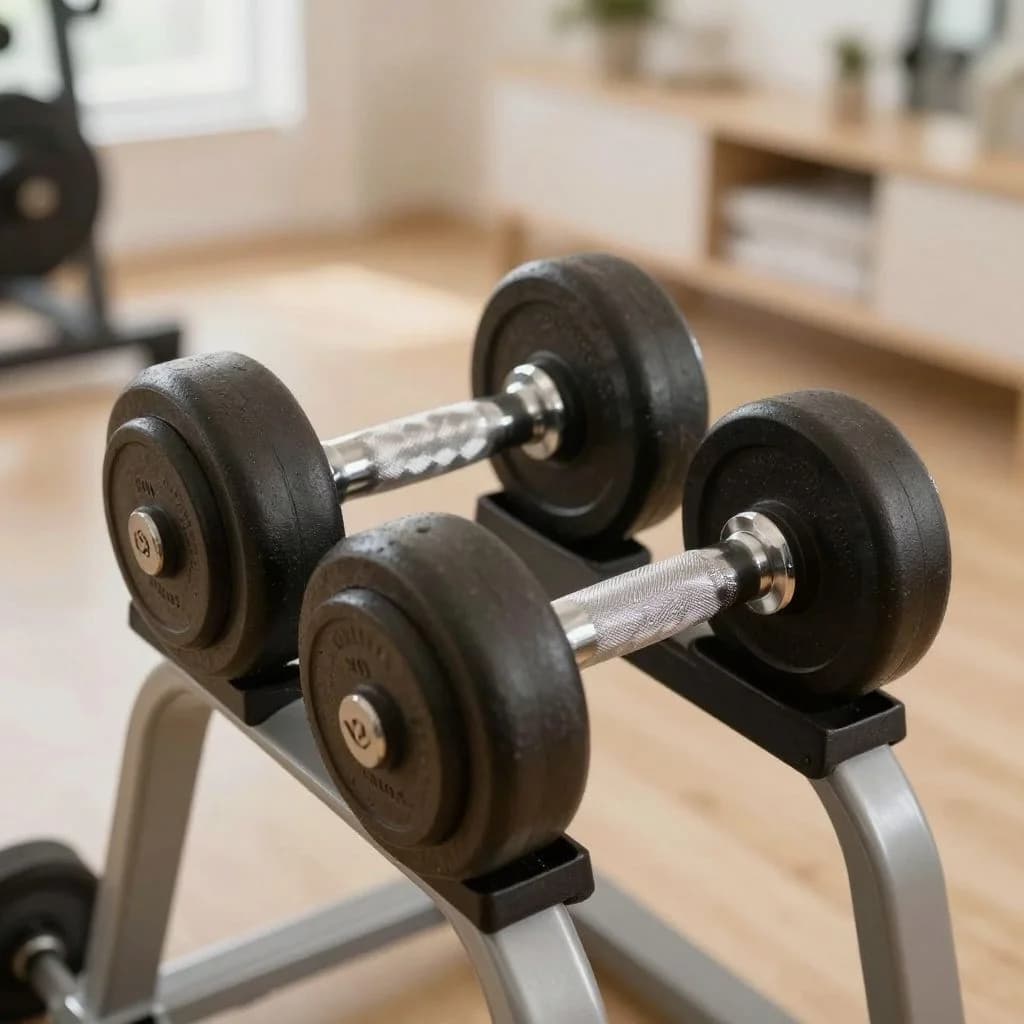 Adjustable Dumbbell Pair 5-50 lb — view 4