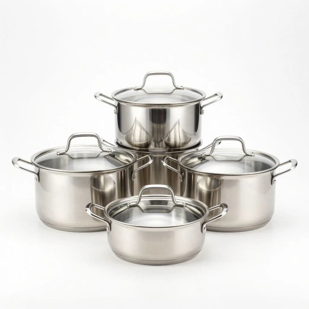 Stainless Steel Cookware Set — view 1