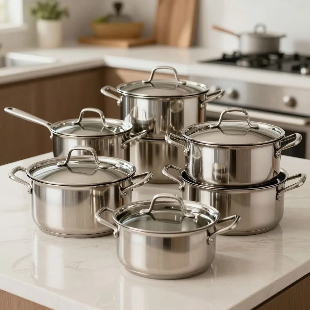Stainless Steel Cookware Set — view 4