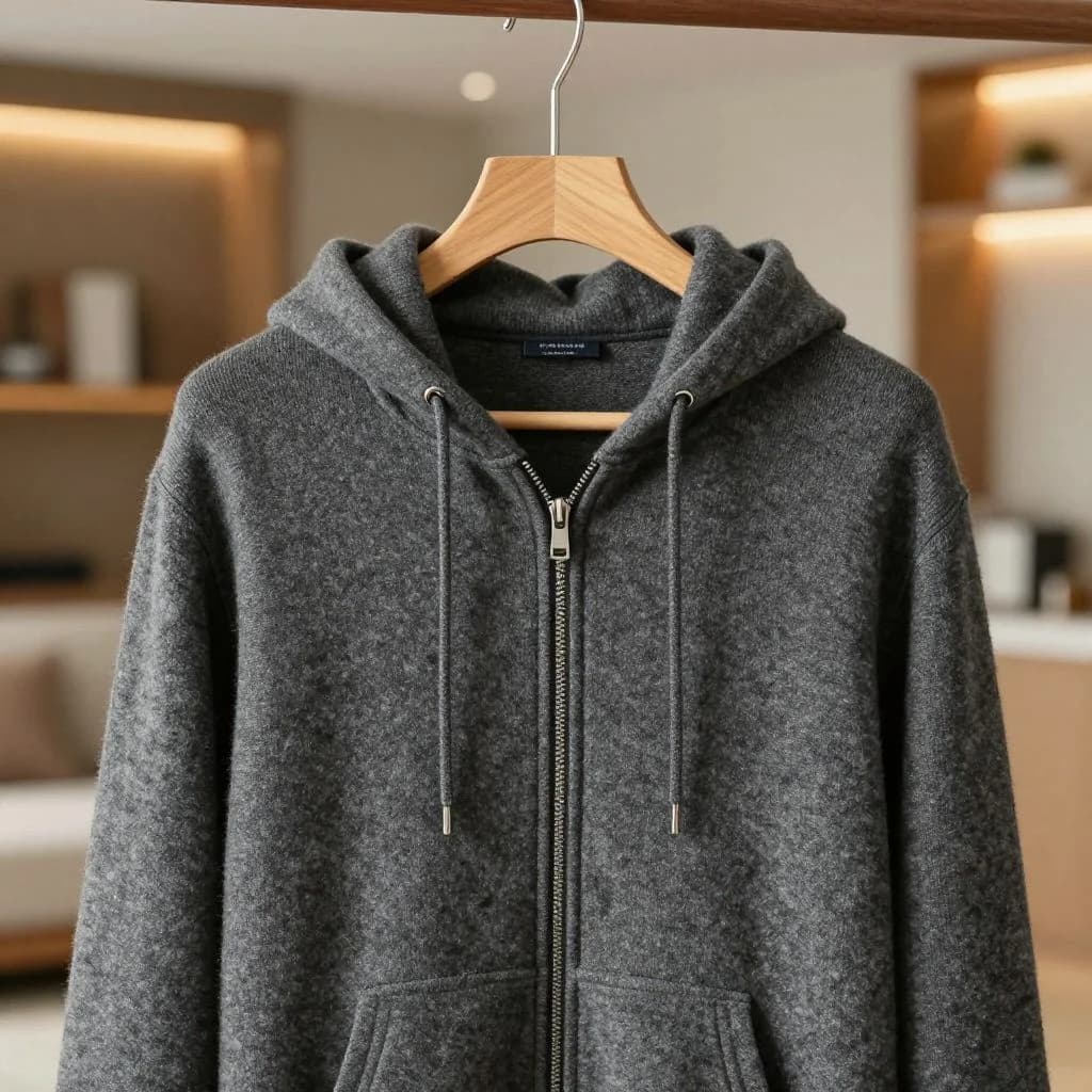 Lightweight Merino Zip Hoodie — view 4