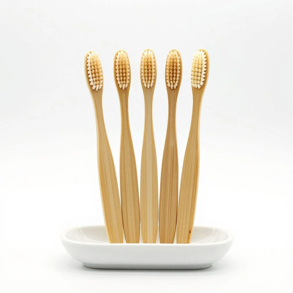 Bamboo Toothbrush Set (6)