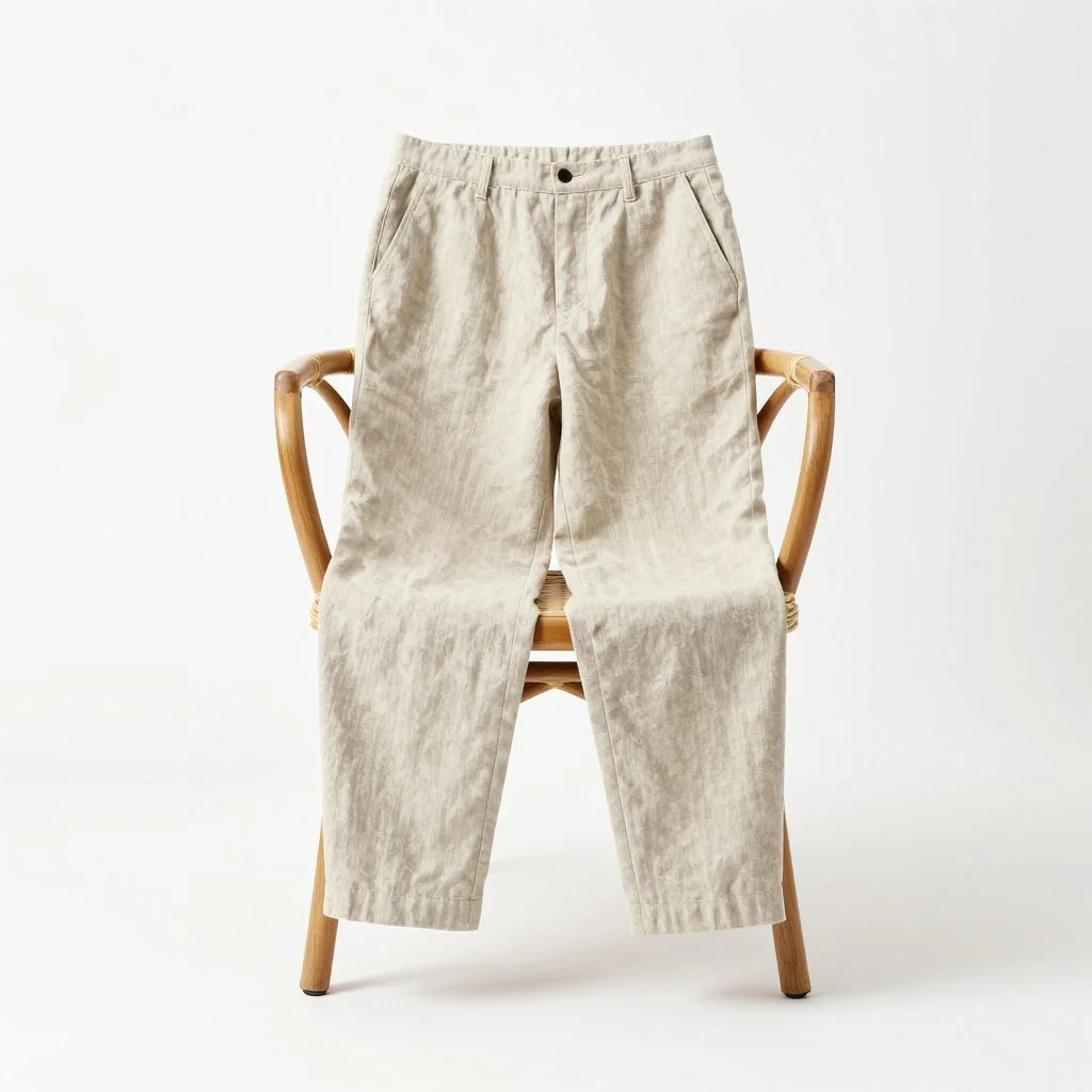 Linen Drawstring Trousers